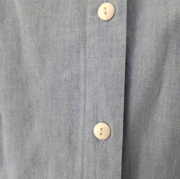 Falls Creek Vtg Christmas Button Up Shirt Santa Reindeer Snowfight 18W - Picture 5 of 10